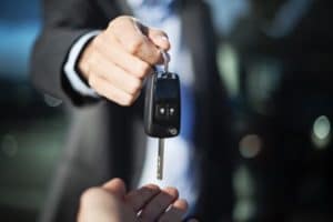 Car Keys to Customer