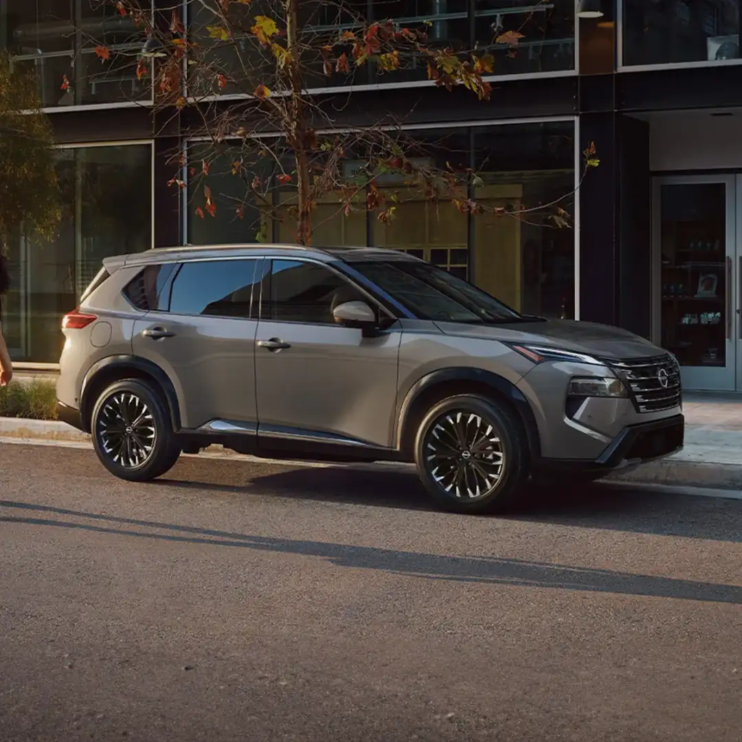 Exterior view of a Nissan Rogue