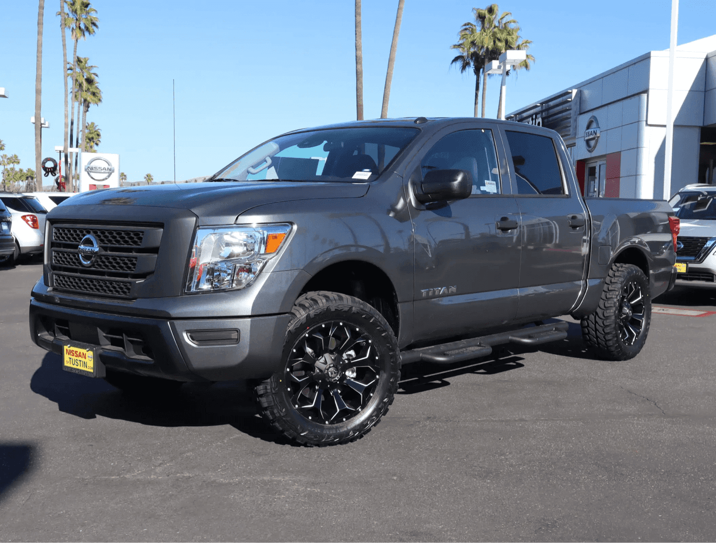 Grey 2021 Nissan Titan Crew Cab 2WD S