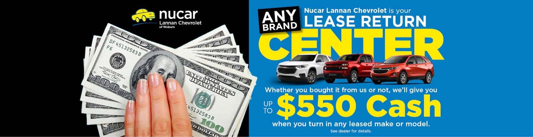 Nucar Lannan Chevrolet of Woburn - Lease Return Center
