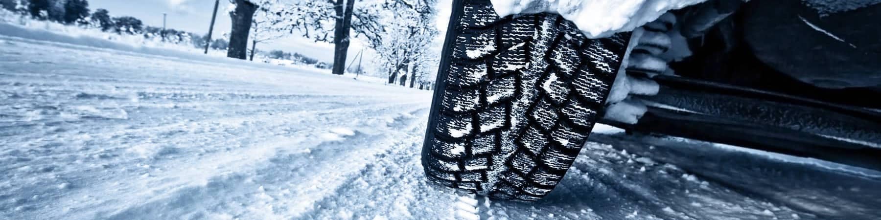 Car Tire Driving in Snow slim