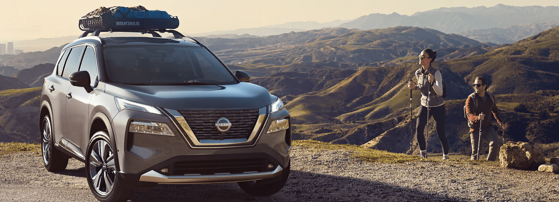 2023-nissan rogue roof rails in mountains