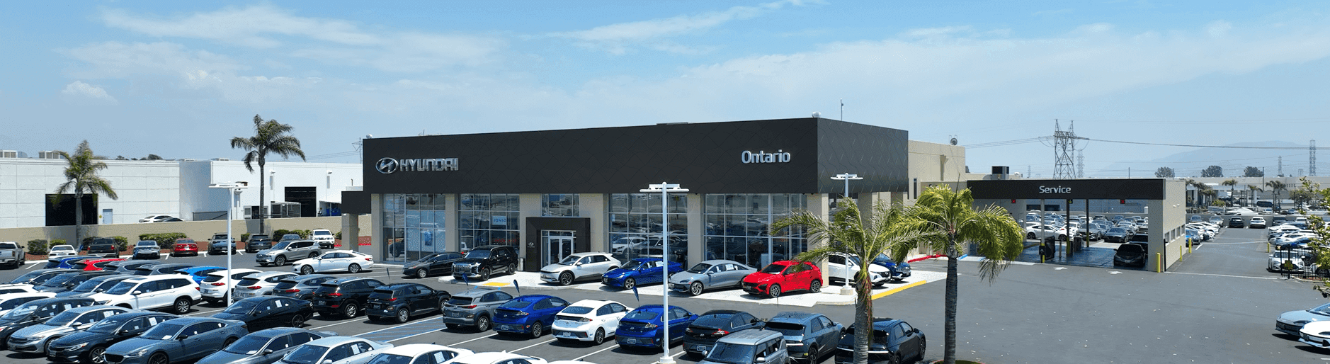 front of Ontario Hyundai