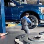 Brakes on Table Tech in Background