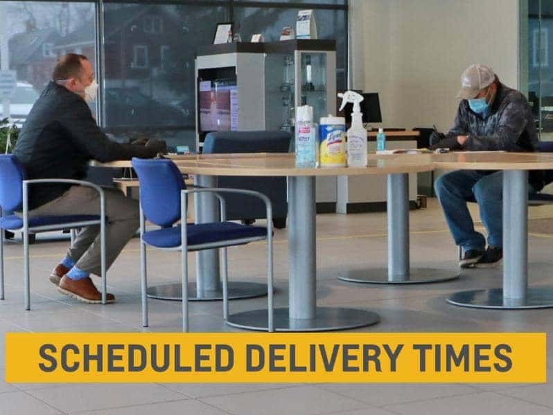 scheduled delivery times