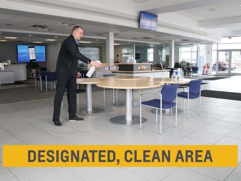 designated clean area
