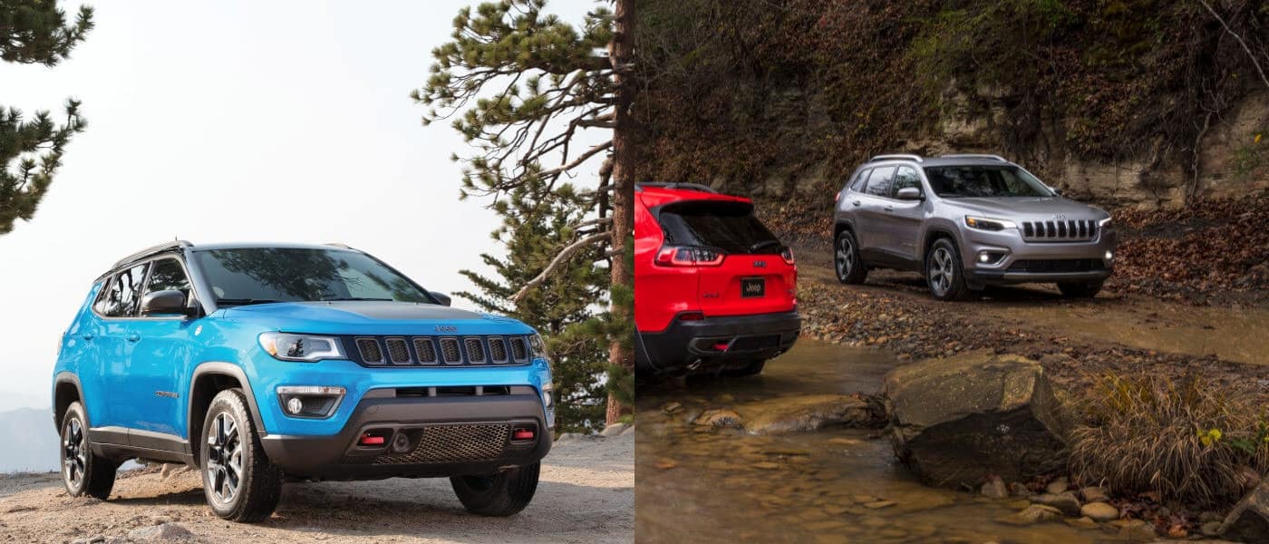 2019 Jeep Compass vs Cherokee exterior