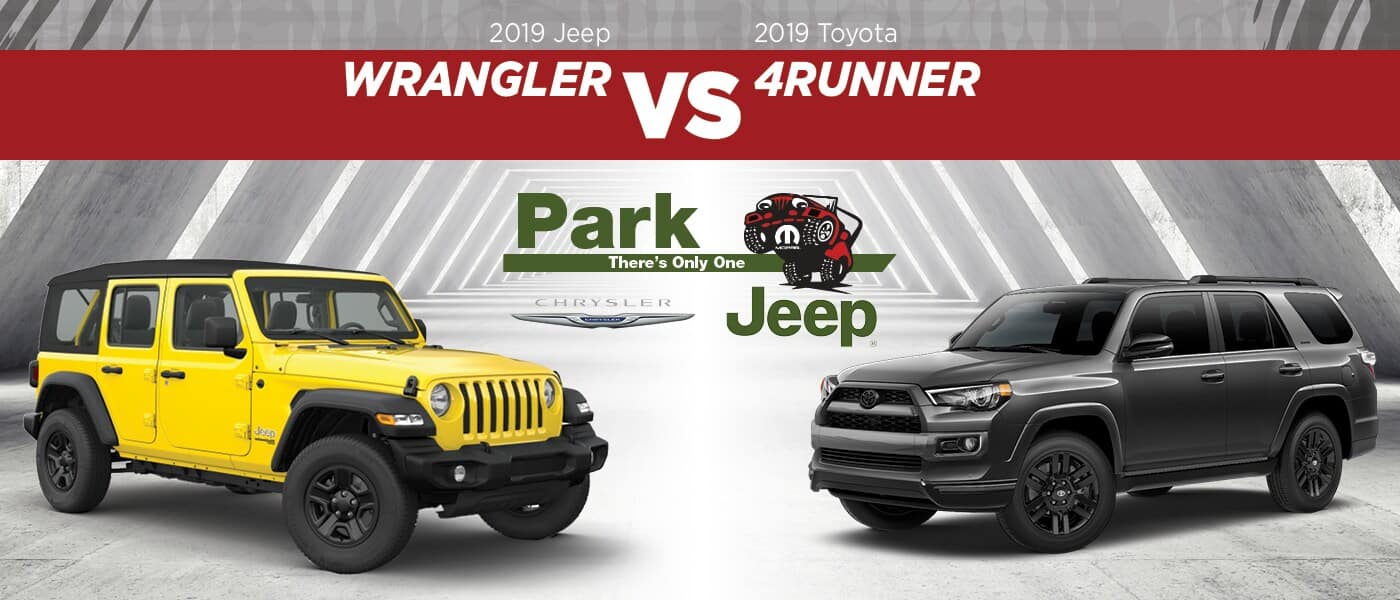 2019 Jeep Wrangler vs. Toyota 4Runner | Park Chrysler Jeep
