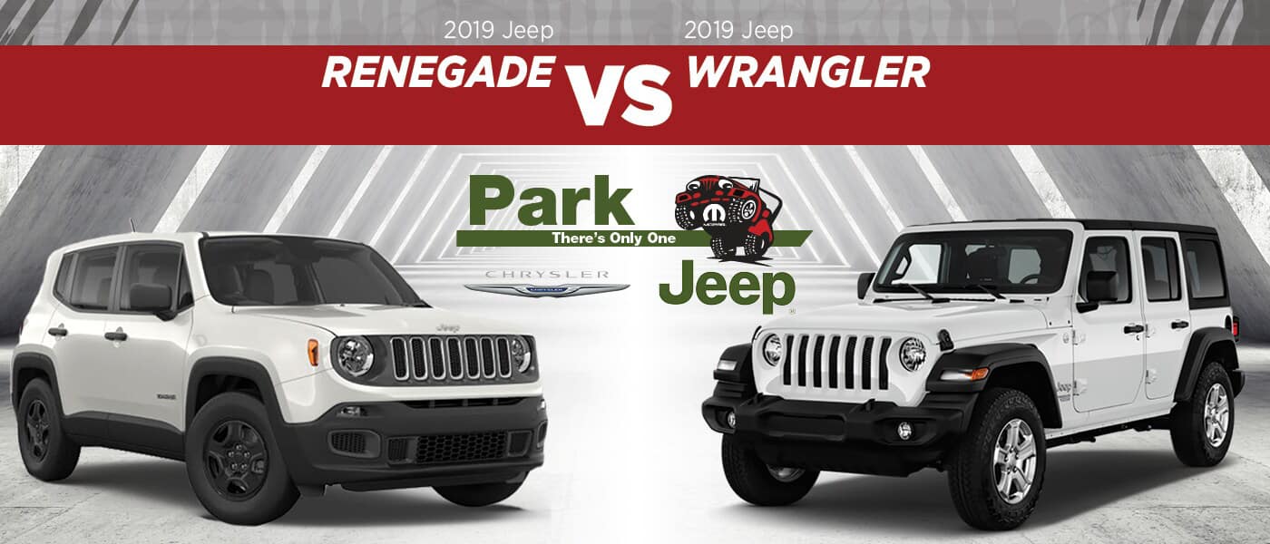 2019 Jeep Renegade vs. 2019 Jeep Wrangler