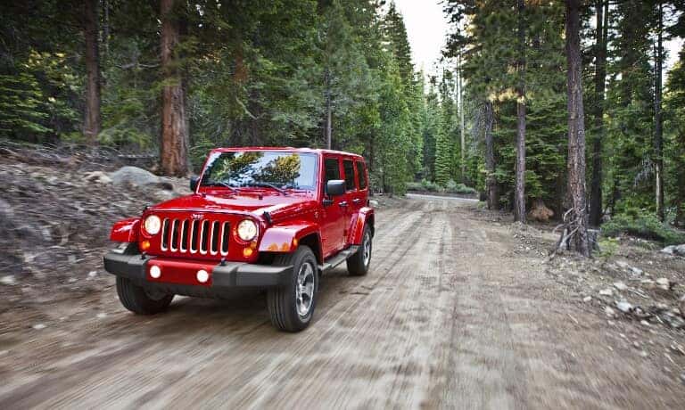 Red 2017 Jeep Wrangler