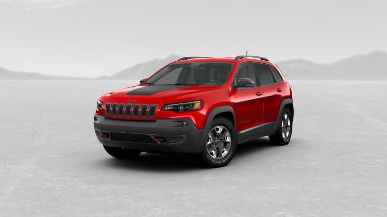 2019 Jeep Cherokee Trailhawk red 