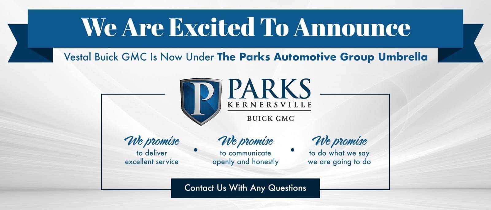 Vestal GMC Becomes Parks GMC Kernersville