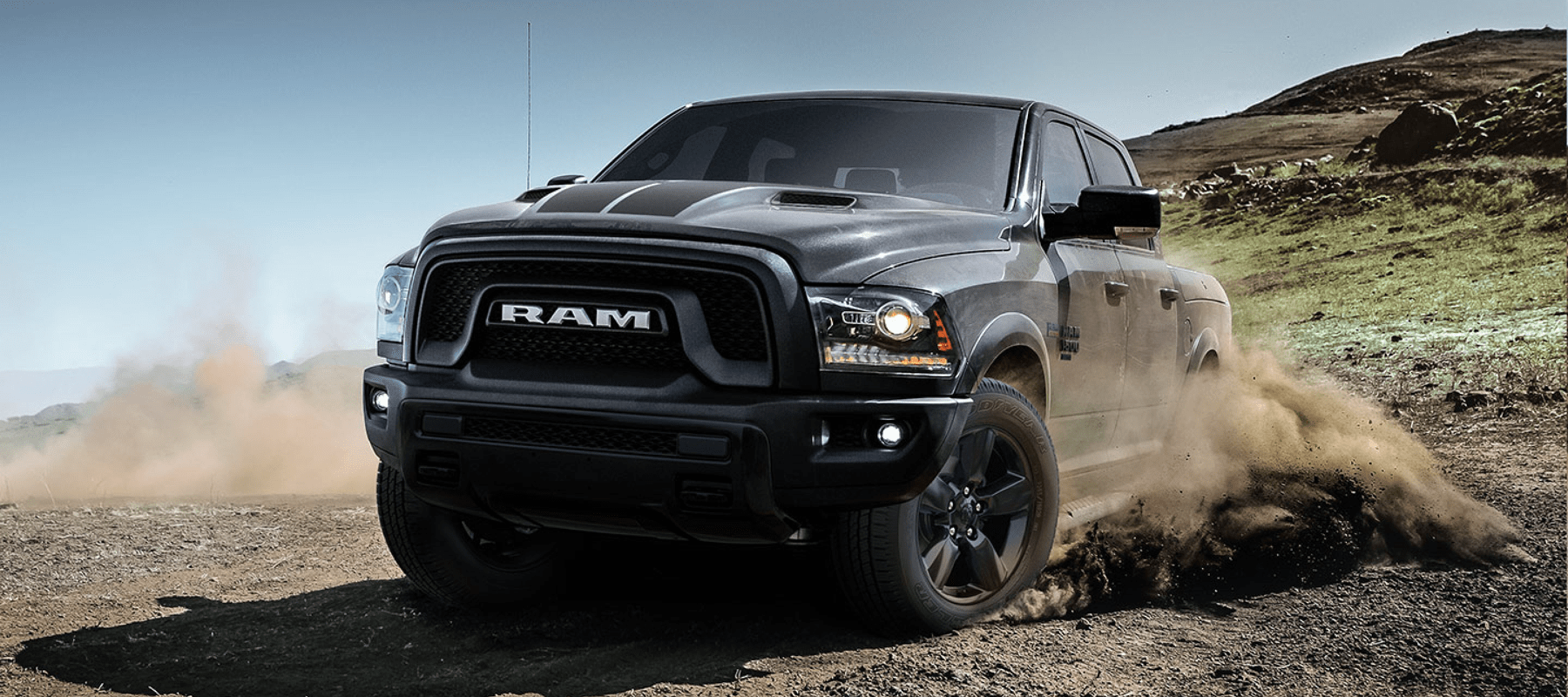 Ram 1500 Classic spinning in new dirt