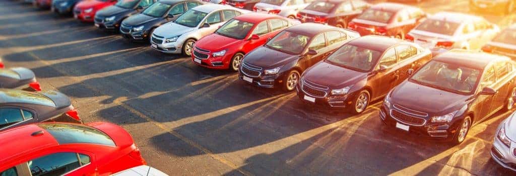 cars outside a dealership