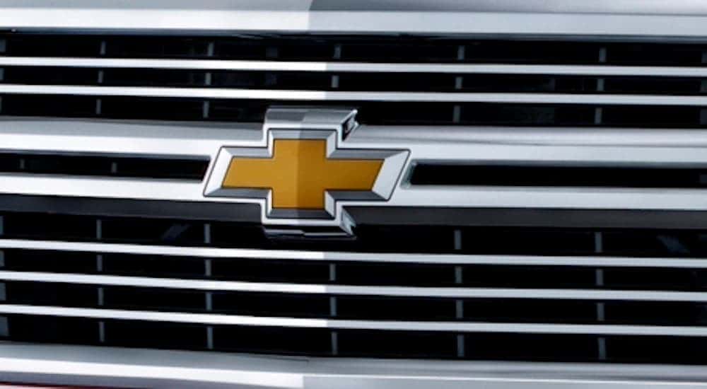 Grille of a 2015 used Chevy Silverado 1500 for sale near Aldine, TX