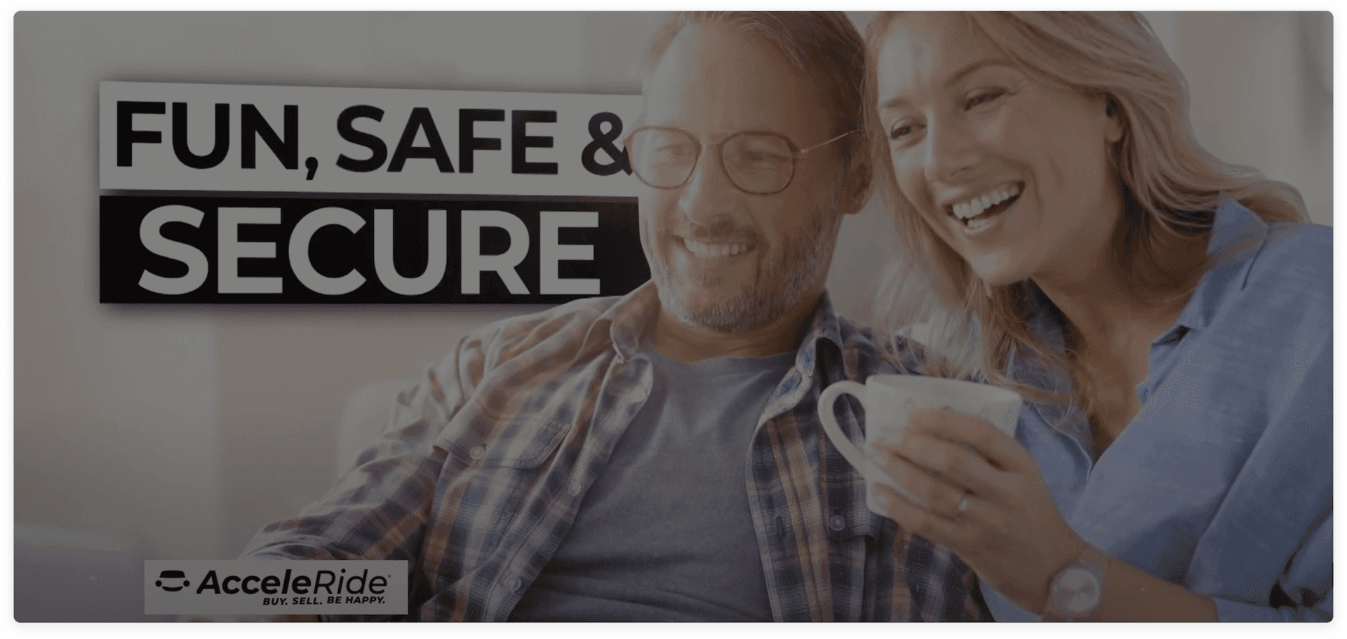 Couple Laughing Acceleride Banner