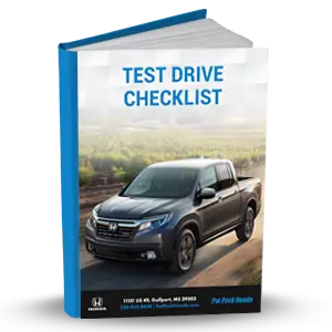 Test Drive Checklist eBook | Pat Peck Honda Gulfport MS