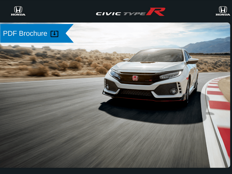 2018 Honda Civic TypeR Brochure img