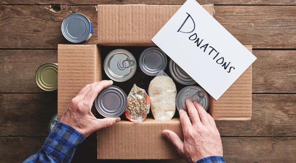 Pack the Pantries Fundraiser Ford Dealership in Zionsville, IN