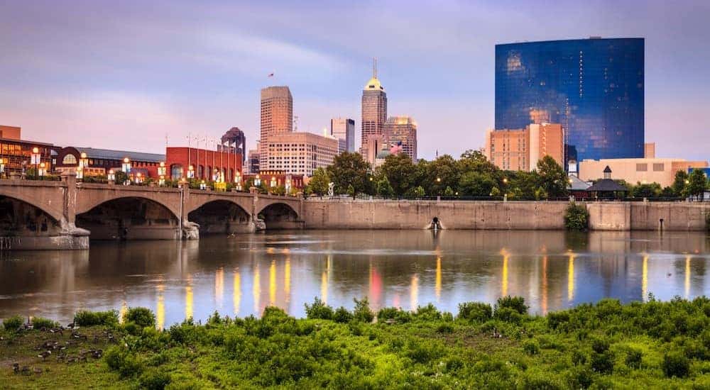 The city of Indianapolis is shown.