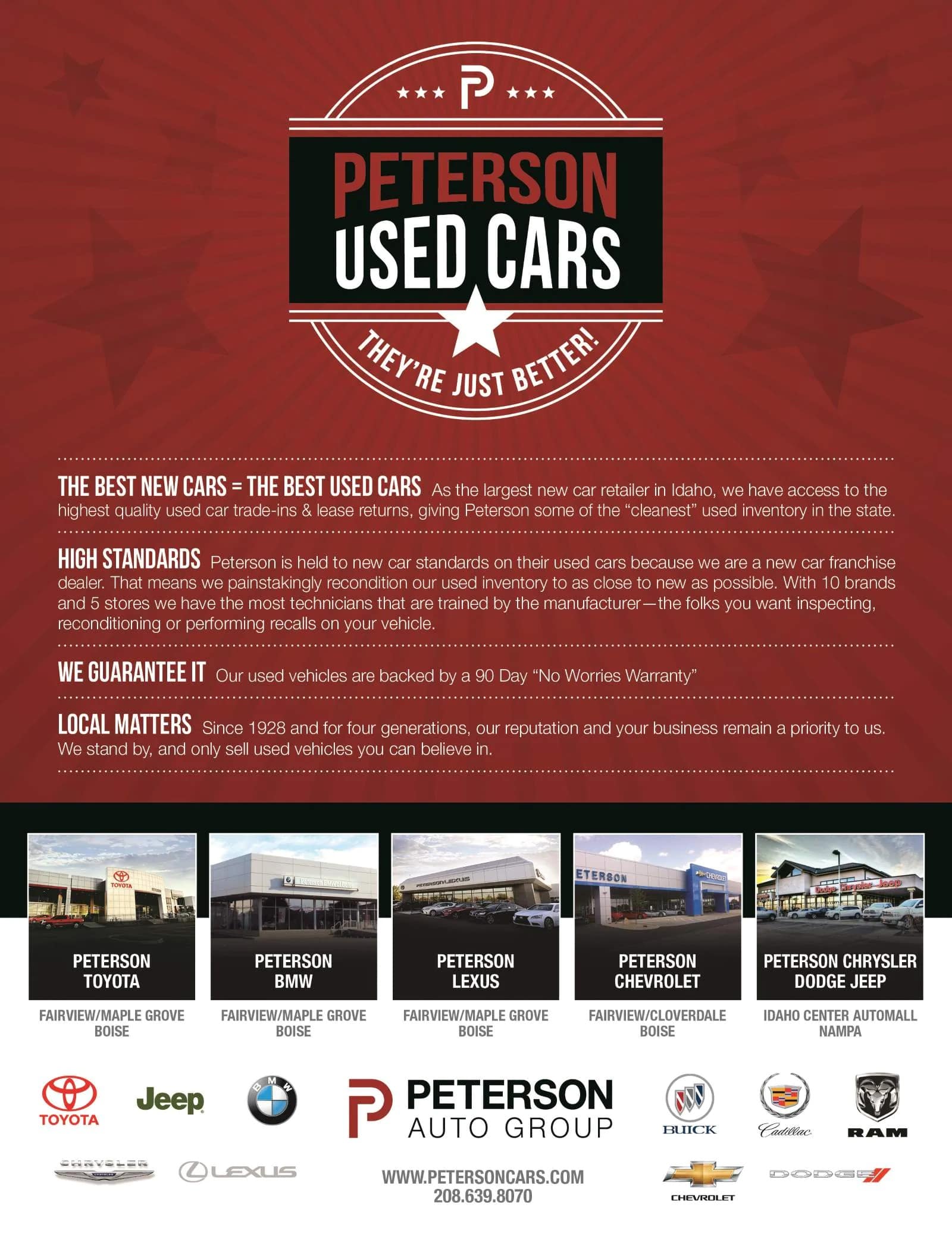 Peterson Used Car Poster