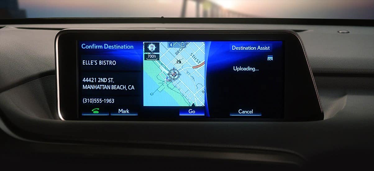Interior navigation screen