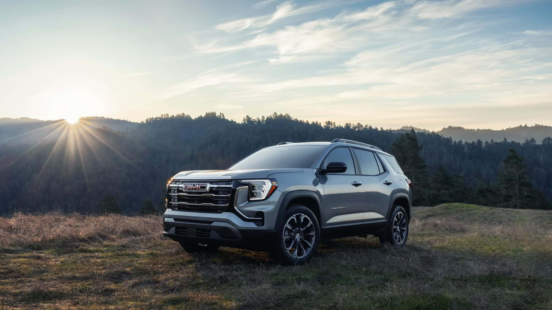 GMC Terrain 2025 Gray SUV Parked