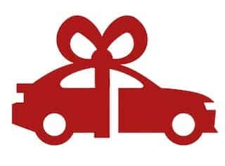Car with bow