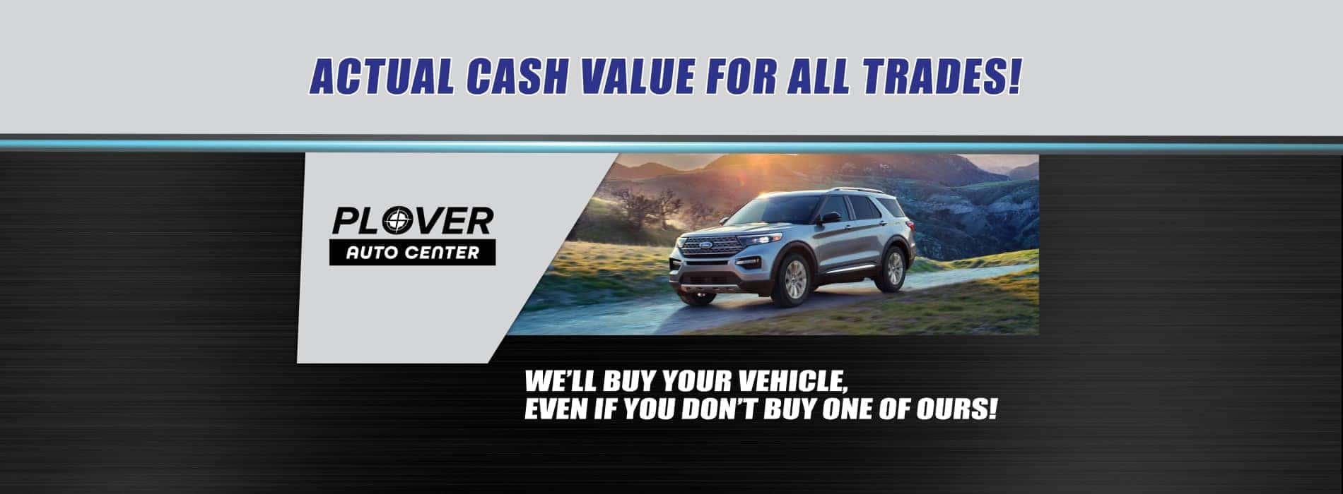 to Plover Auto Center in Wisconsin