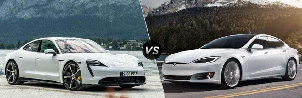 Tesla and store porsche