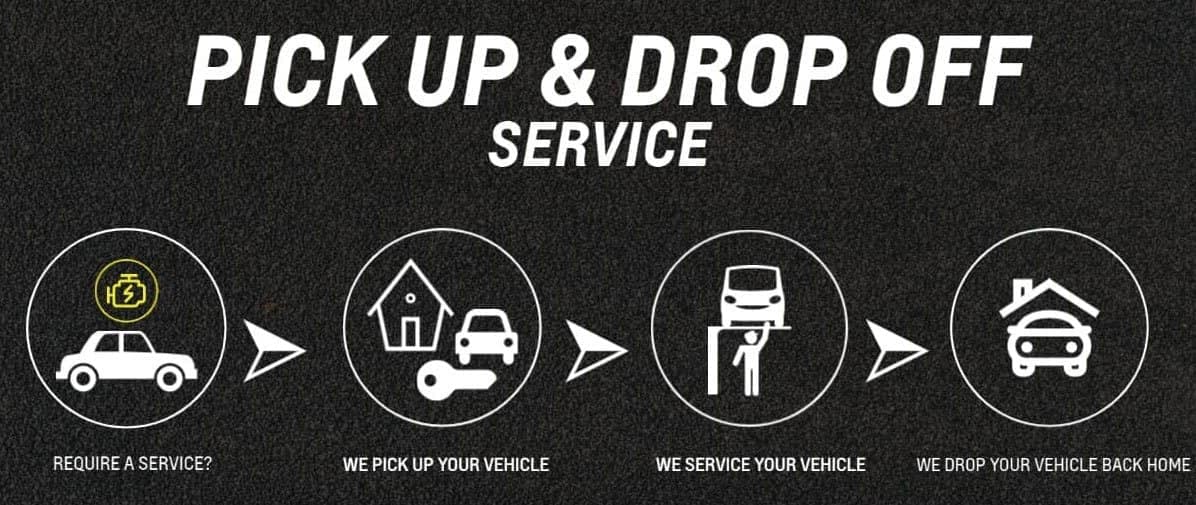 pick up drop off service