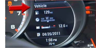 Step 2 - Select "Vehicle" on the Multi-Function Display How do I adjust the clock in my Porsche - Step 2 - Select "Vehicle" on the Multi-Function Display