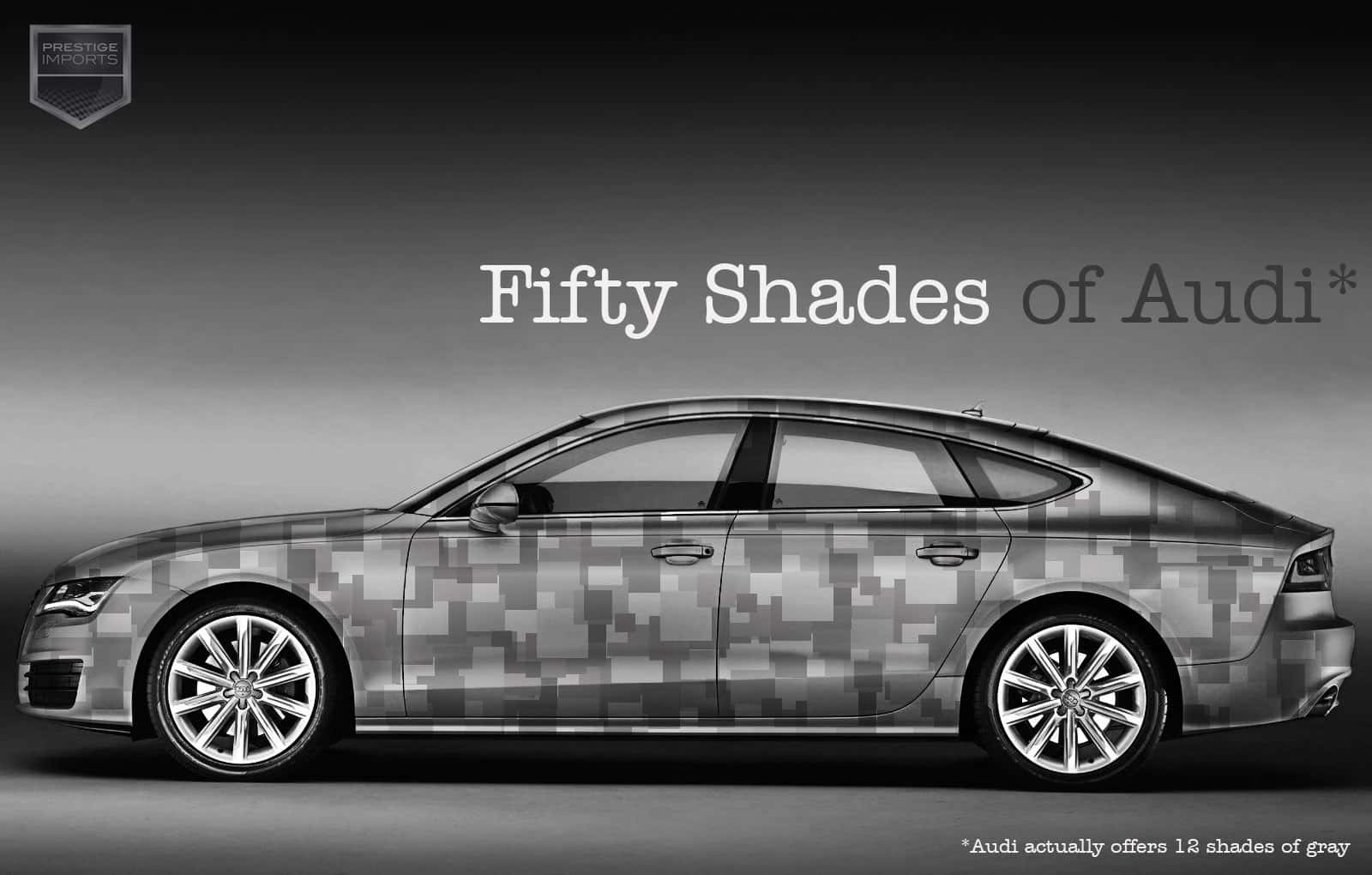 Fifty Shades of Grey and Audi, a tantalizing combination