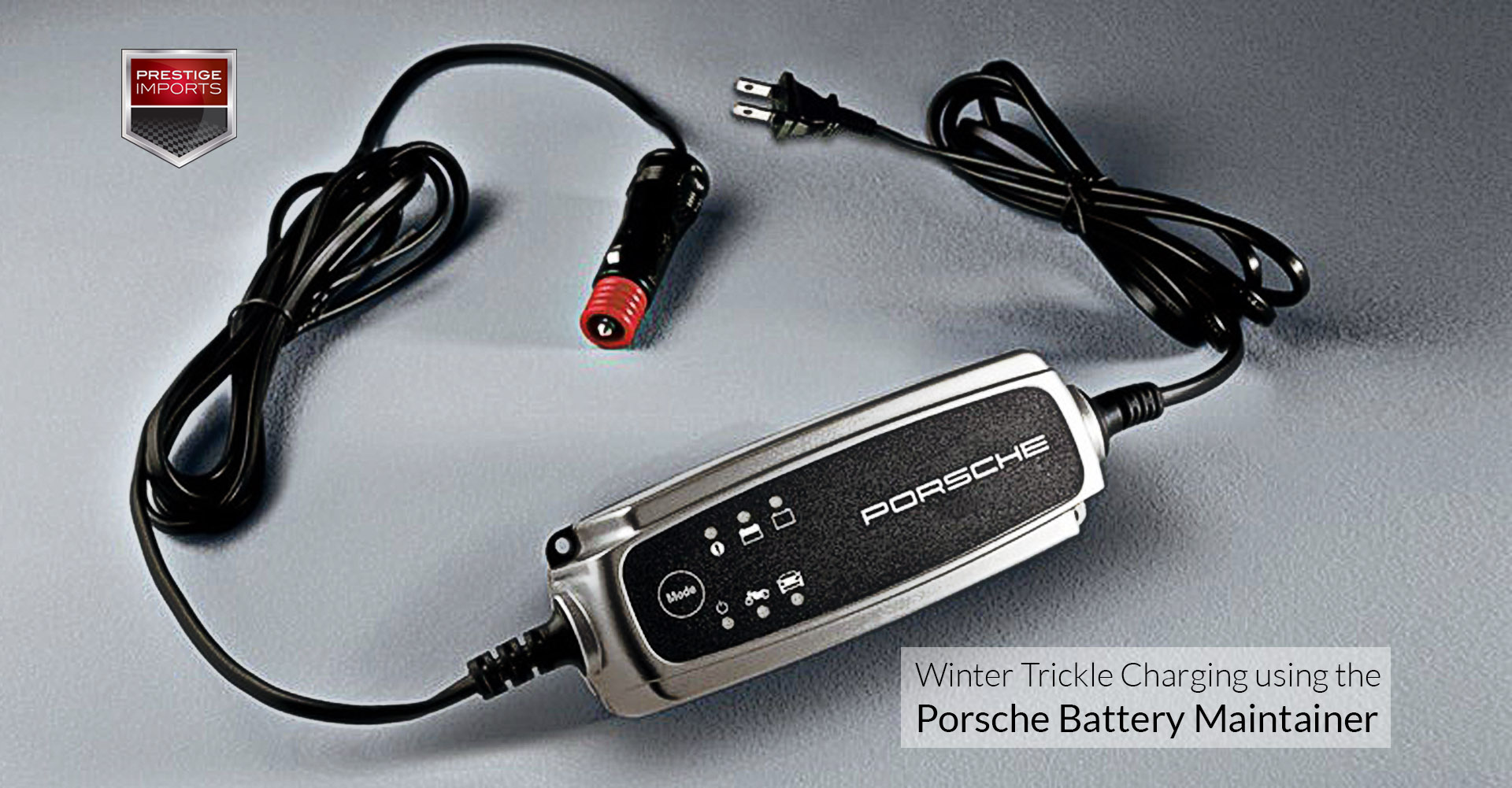 Winter Trickle Charging using the Porsche Battery Maintainer