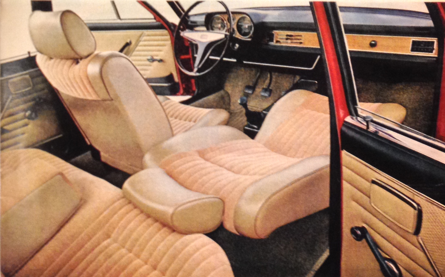 Audi Advertising - 29 May 1970 LIFE Magazine pages 16 and 17 - Audi's orthopedic seats - photo