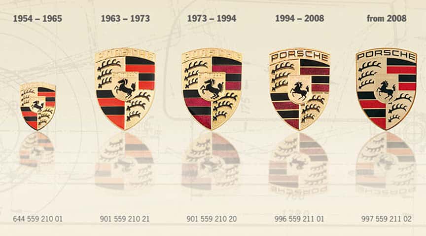 Porsche Crest Audi Rings And Prestige Imports Badge A Rich History