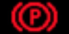 Porsche Dashboard Warning Lights - Multi Purpose Display - Red Parking Brake