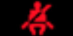 Porsche Dashboard Warning Lights - Instrument Panel Light - Red Seat Belt
