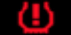 Porsche Dashboard Warning Lights - Multi Purpose Display - Red Tire