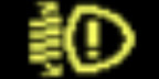 Porsche Dashboard Warning Lights - Multi Purpose Display - Yellow Check Headlight