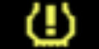 Porsche Dashboard Warning Lights - Multi Purpose Display - Yellow Tire