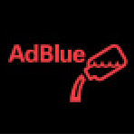 Audi Dashboard Warning Lights - AdBlue - Fluid - Red
