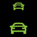 Audi Dashboard Warning Lights - Adaptive cruise control 2 - Green