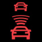 Audi Dashboard Warning Lights - Adaptive cruise control - Red