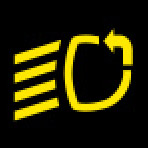 Audi Dashboard Warning Lights - Adaptive light - Yellow