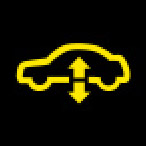 Audi Dashboard Warning Lights - Air suspension - Yellow