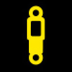 Audi Dashboard Warning Lights - Air suspension - shock - Yellow