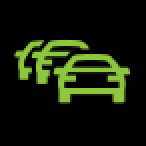 Audi Dashboard Warning Lights - Congestion assist - Green