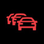 Audi Dashboard Warning Lights - Congestion assist - Red