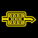 Audi Dashboard Warning Lights - Diesel particulate filter - Yellow